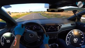 Volkswagen T-Roc 2.0 TDI DSG (2021) POV Top Speed Autobahn #TopSpeedBrothers