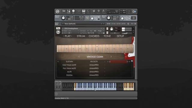 Evolution Electric Guitar Stratosphere - Factory Presets Demo