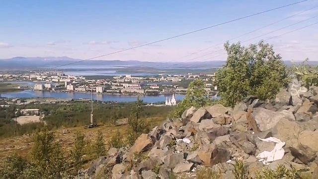 Гора вид на Мончегорск^^ смотреть онлайн
