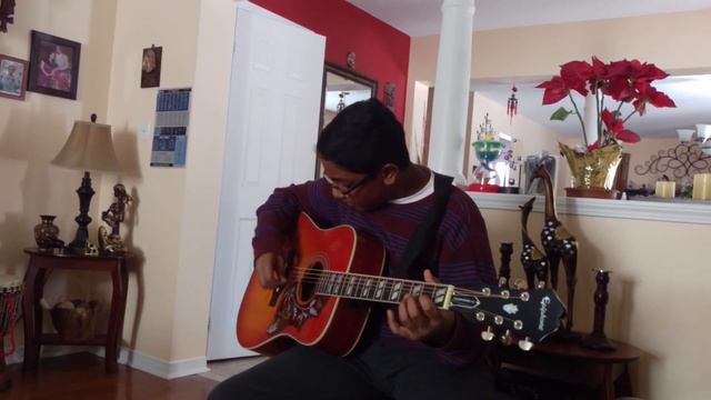 Ashmit playing Sweet Home Alabama on guitar (chord). смотреть онлайн