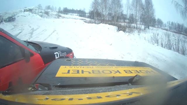 Автокросс "Русская Зима" Рязань, класс Супер-1600, 18-19 февраля 2023 Кутинов #19 смотреть онлайн