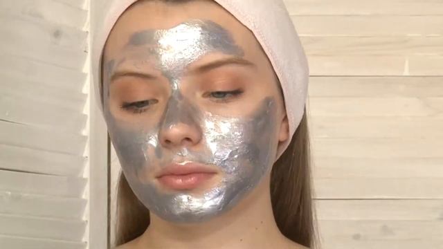 Платиновая пептидная маска-пленка для лифтинга кожи лица. смотреть онлайн