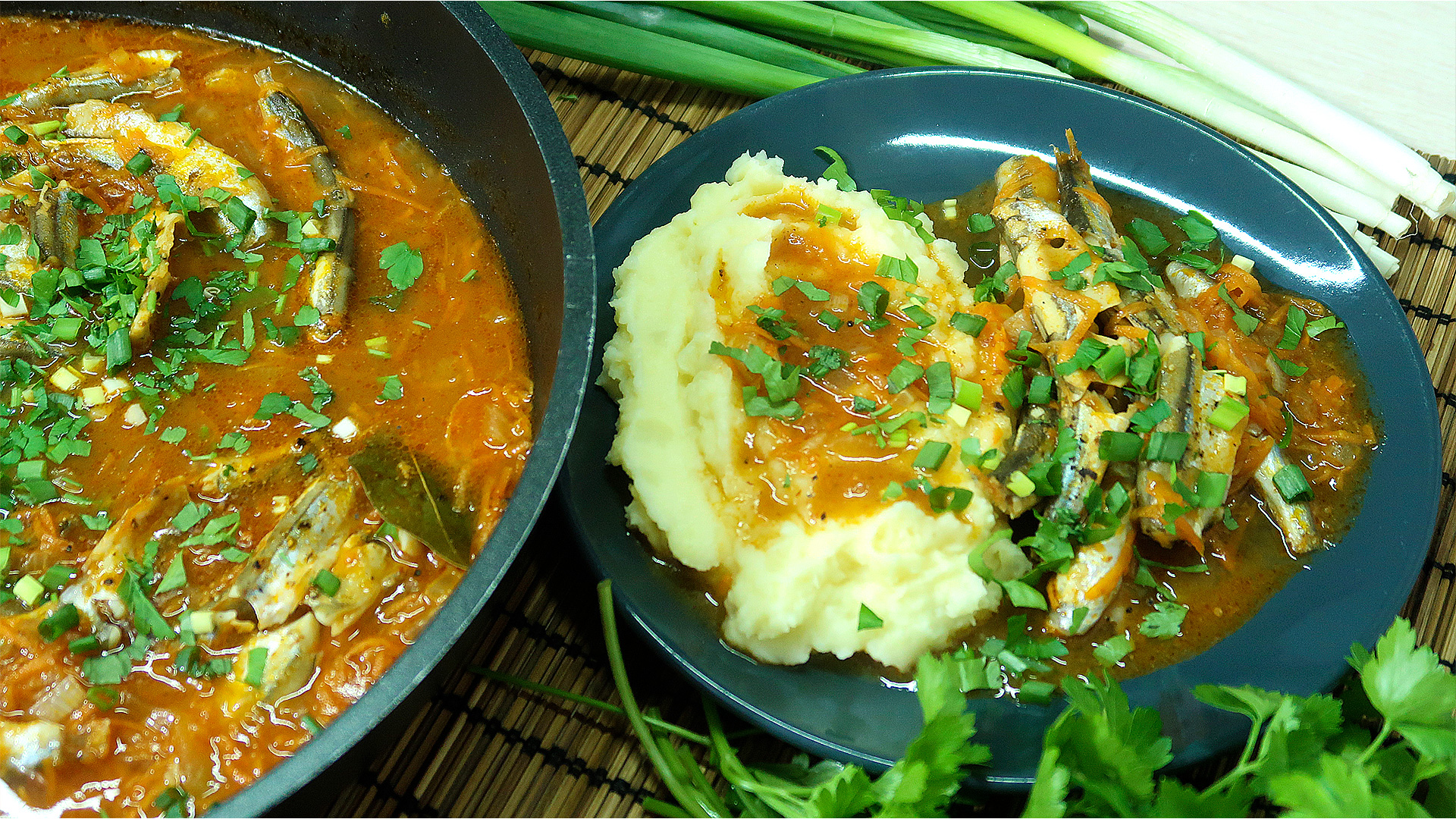 Мойва в томатном соусе на сковороде Быстро и очень вкусно. смотреть онлайн