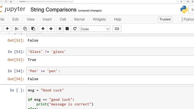 Python: Module 3: Lesson 5: String Comparisons: Urdu/ Hindi Saima Academy смотреть онлайн