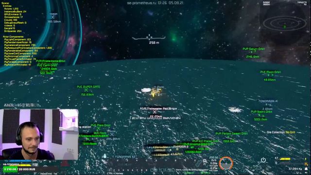 Открыли новый сервер в Space Engineers! Prometheus Constellation! Тестим че кого... смотреть онлайн