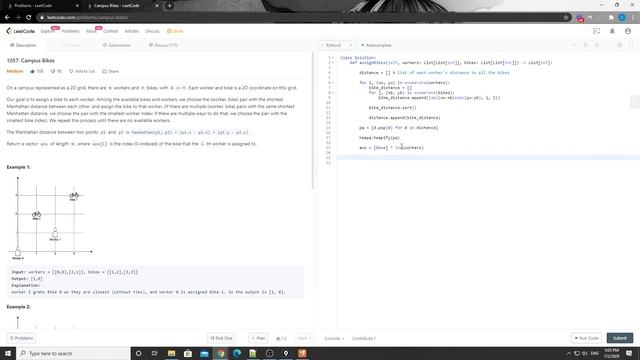 LeetCode 1057. Campus Bikes смотреть онлайн