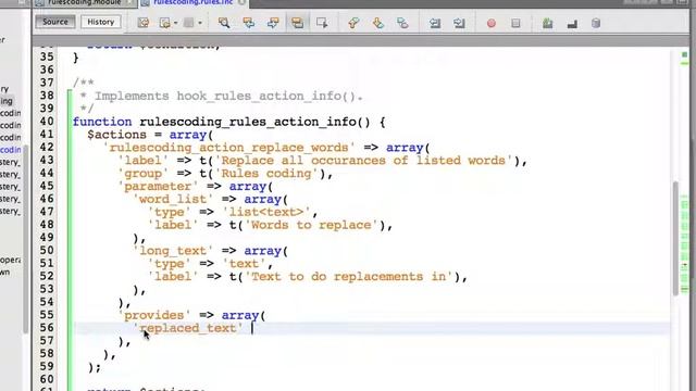 Rules Mastery 59 -- Actions that provides variables (solution) смотреть онлайн