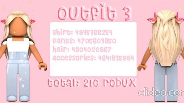 5 aesthetic soft girl outfits part 1 (roblox; with codes) смотреть онлайн