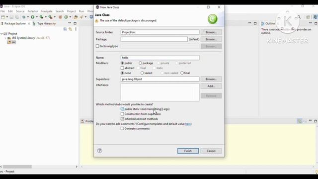 How to create a JAVA Project in Eclipse? смотреть онлайн