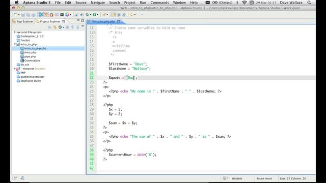 KIB204 Week 5 Intro to php смотреть онлайн