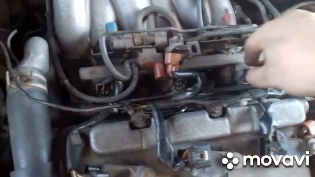 Замена датчиков детонации Toyota Highlander 1mz-fe. Часть 1. смотреть онлайн