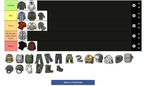 Minha Tier list de Roupas Vanilla // Project Zomboid Tier lists Pt-Br смотреть онлайн