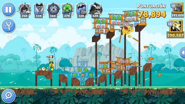 Angry Birds Friends All Levels Tournament 769 Highscore POWER-UP walkthrough смотреть онлайн