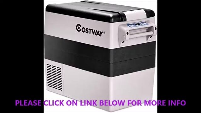 COMPACT FRIDGE COSTWAY Car Refrigerator, 55-Quart Portable Freezer