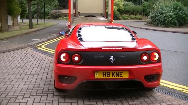 Ferrari 360 being delivered смотреть онлайн