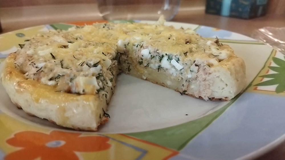 Рыбный пирог из консервированной Горбуши смотреть онлайн