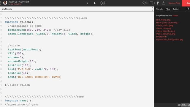 Programming a Retro-Style video game in P5.js - Part 8 - Menu Screens and Stages смотреть онлайн