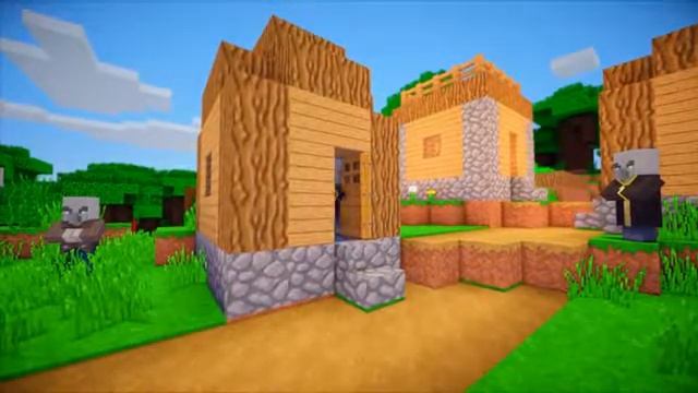 Villagers vs illagers Minecraft смотреть онлайн