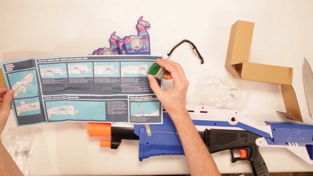 Nerf Fortnite TS-R Blaster with Llama Targets Unboxing смотреть онлайн