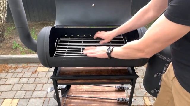 Мангал-барбекю-коптильня 3в1 от Will Grill ?.  BBQ-Grill-Smokehouse Will Grill Hand Made 3in1 ?