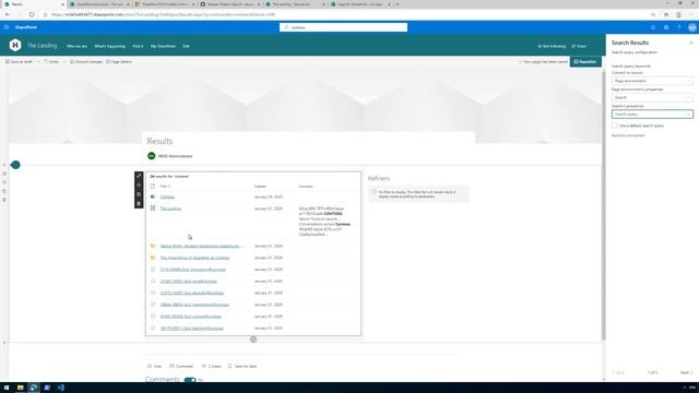 Getting started on using custom search result page in SharePoint Online смотреть онлайн