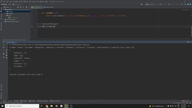Kurs Python 3 - Statki - JSON смотреть онлайн