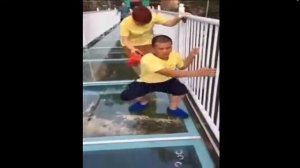 Стеклянный  мост  в Китай