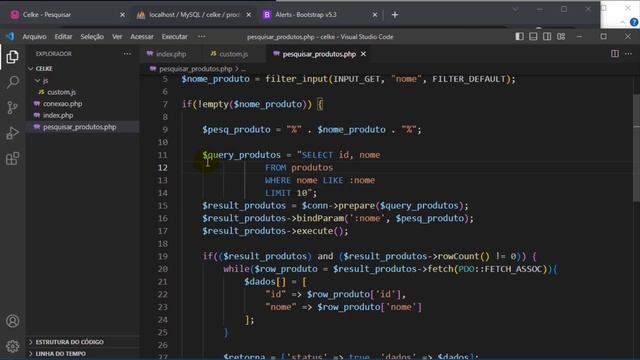 Como criar sistema de busca com sugestões de retorno utilizando PHP e JavaScript смотреть онлайн
