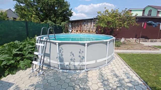 каркасный бассейн. отзыв пользователя. покупать или нет