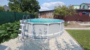 каркасный бассейн. отзыв пользователя. покупать или нет