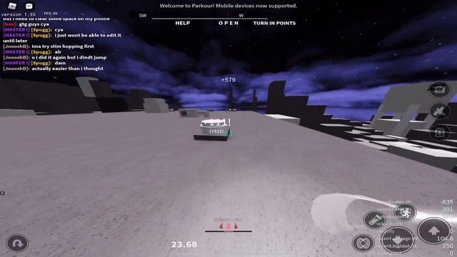STIM HOPPING ON MOBILE | Roblox Parkour смотреть онлайн