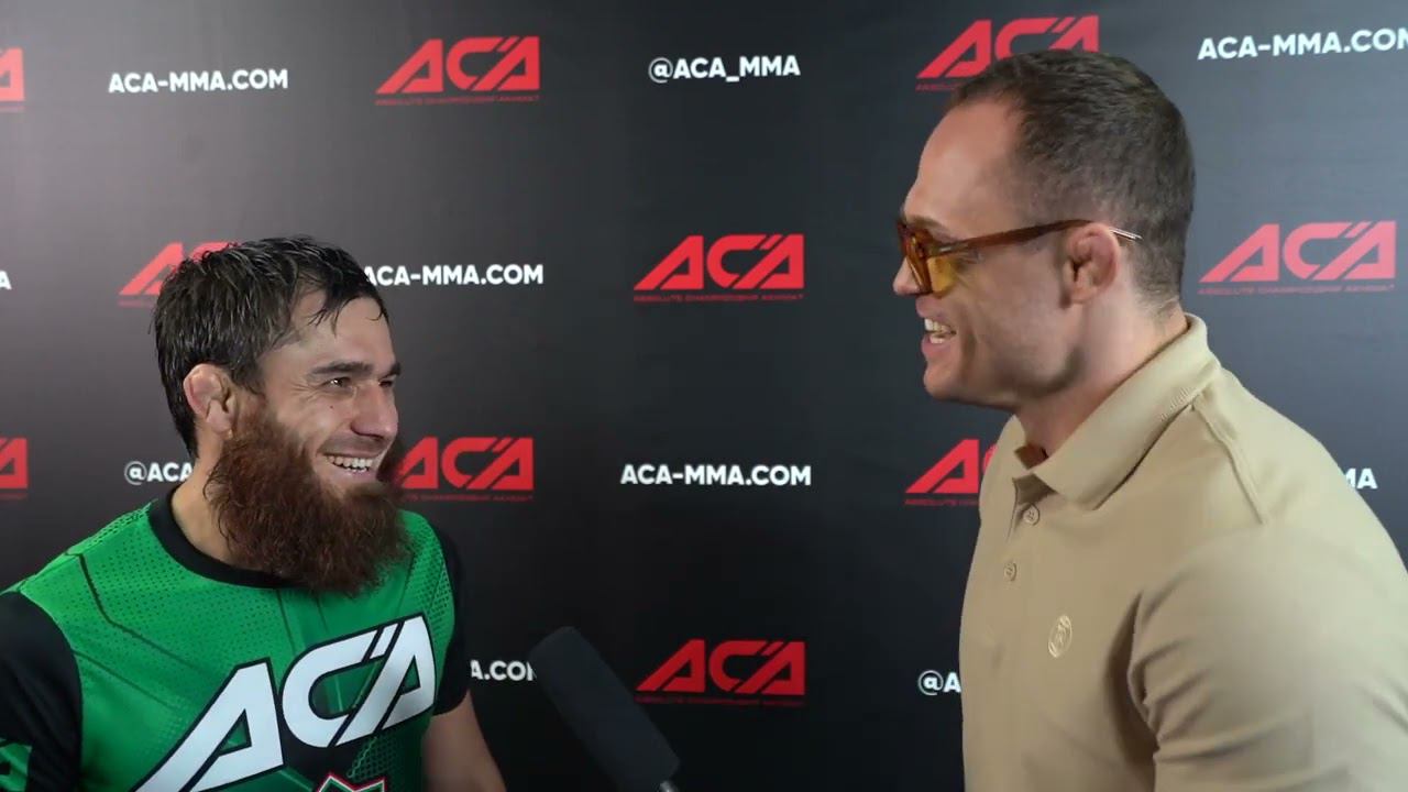 Абдул-Рахман Дудаев после боя на #ACA160