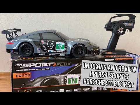 HPI RS4 Sport 3 Flux Porsche 911 Falken unboxing and REVIEW - ВСЕ так плохо!? смотреть онлайн