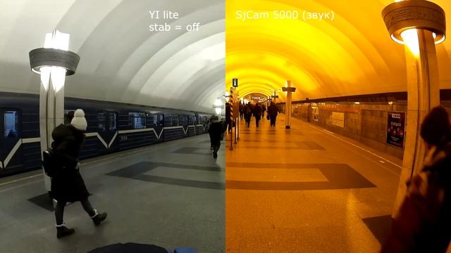 YI VS SJ \ Экспресс тест двух народных ЭкшОн камер