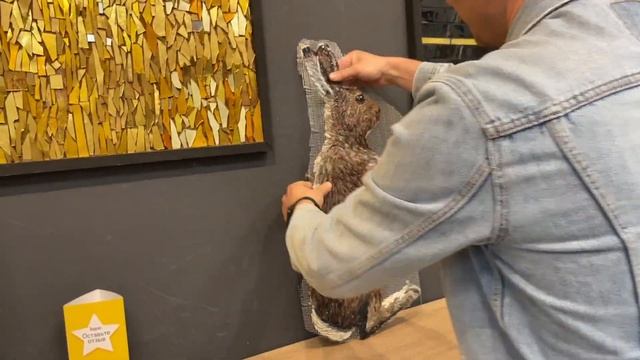 Создание мозаики "Лиса и заяц" и её монтаж на фасад здания. смотреть онлайн