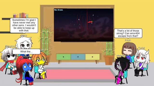 Undertale react to Error404 Sans vs Fatal error Sans смотреть онлайн