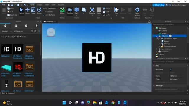 How to make players any rank in Roblox Studio HD Admin (Tutorial!) смотреть онлайн