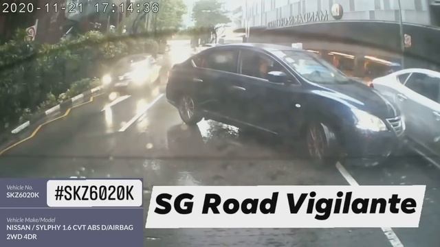 21nov2020 orchard link #SKZ6020K nissan sylphy hit mercedes when trying to change lane смотреть онлайн