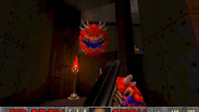 Doom 2 - Hell on Earth - Level 20 - Gotcha! (Part 2) смотреть онлайн