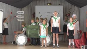 Летний оздоровительный лагерь "КНОПКИ".Инсценированная песня "Эх,путь-дорожка фронтовая."