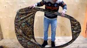 Как собрать скрадок (засидку) или палатку