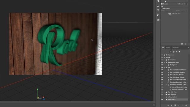 Adobe Photoshop Tutorial: 3D Text & 3D Logos смотреть онлайн