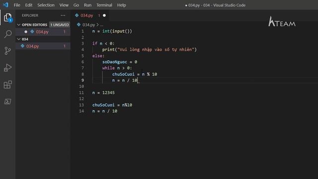 Bài tập #Python tự luyện -Bài 34: Hiển thị số đảo ngược của một số tự nhiên n |#Kteam #Howkteam смотреть онлайн