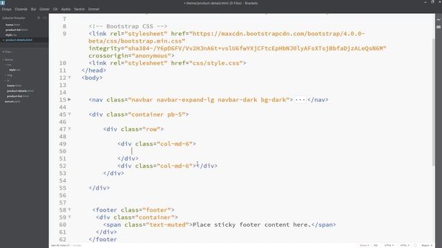 Bootstrap 4 ile Template Tasarımı смотреть онлайн