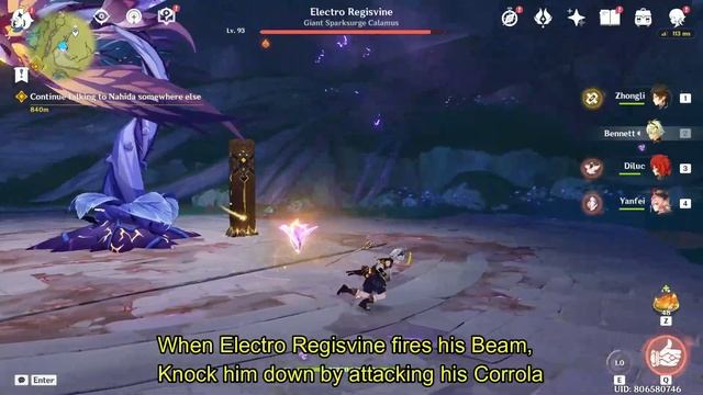 Genshin impact 3.1: Electro Regisvine Achievement - The Mad Flower at the End of the Road смотреть онлайн