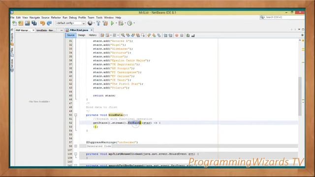 Java Swing S1E2 : JList - Filter/Search using JTextField смотреть онлайн