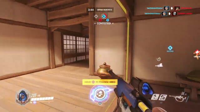 Overwatch: trying to play Ana, no friendly aim assist смотреть онлайн