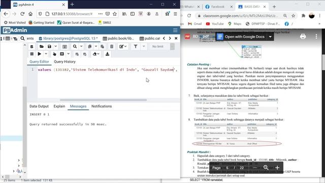 Belajar MYSQL : Relasi tabel one to many dengan PostgreSQL смотреть онлайн