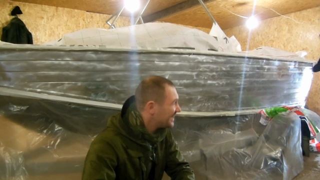 Покраска Раптором! Новая жизнь старой лодки! смотреть онлайн