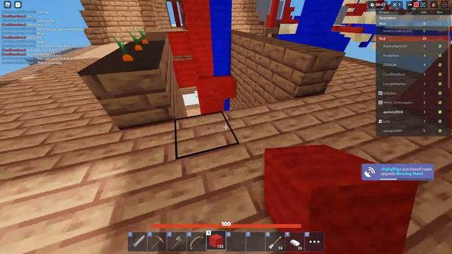 Roblox Bedwars 30v30 + hang glider смотреть онлайн